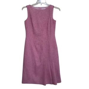 David Meister Women Pink Sheath Sleeveless Dress Size 6